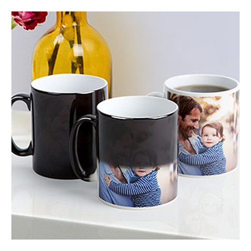 personalized heat changing coffee cups